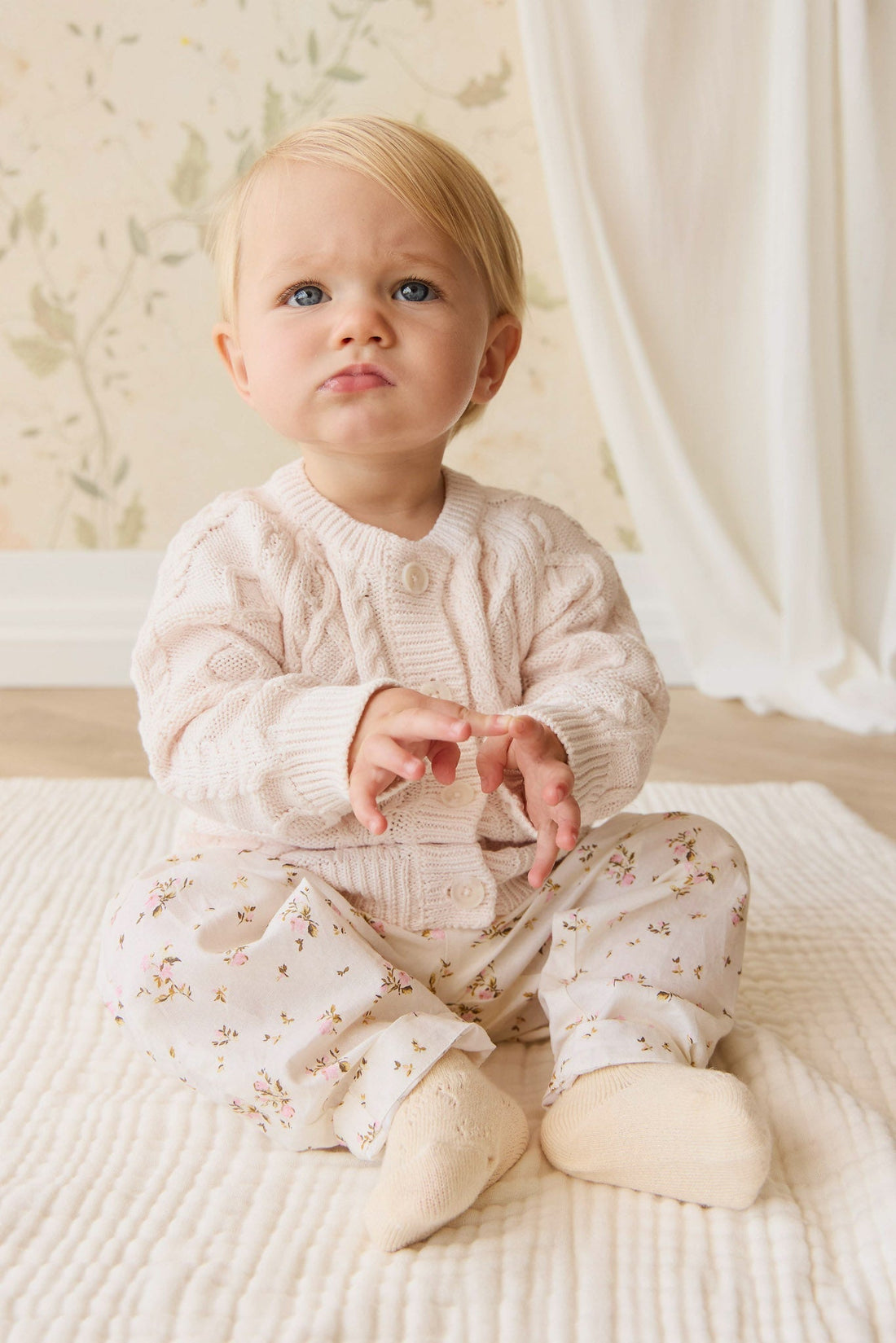 Alexis Cardigan - Cosy Mauve Childrens Cardigan from Jamie Kay USA