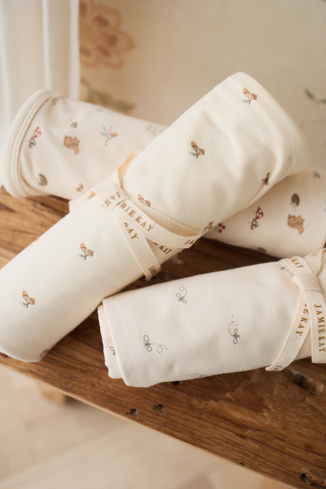 Organic Cotton Murphy Wrap - Forest Night Acorns Childrens Murphy Wrap from Jamie Kay USA