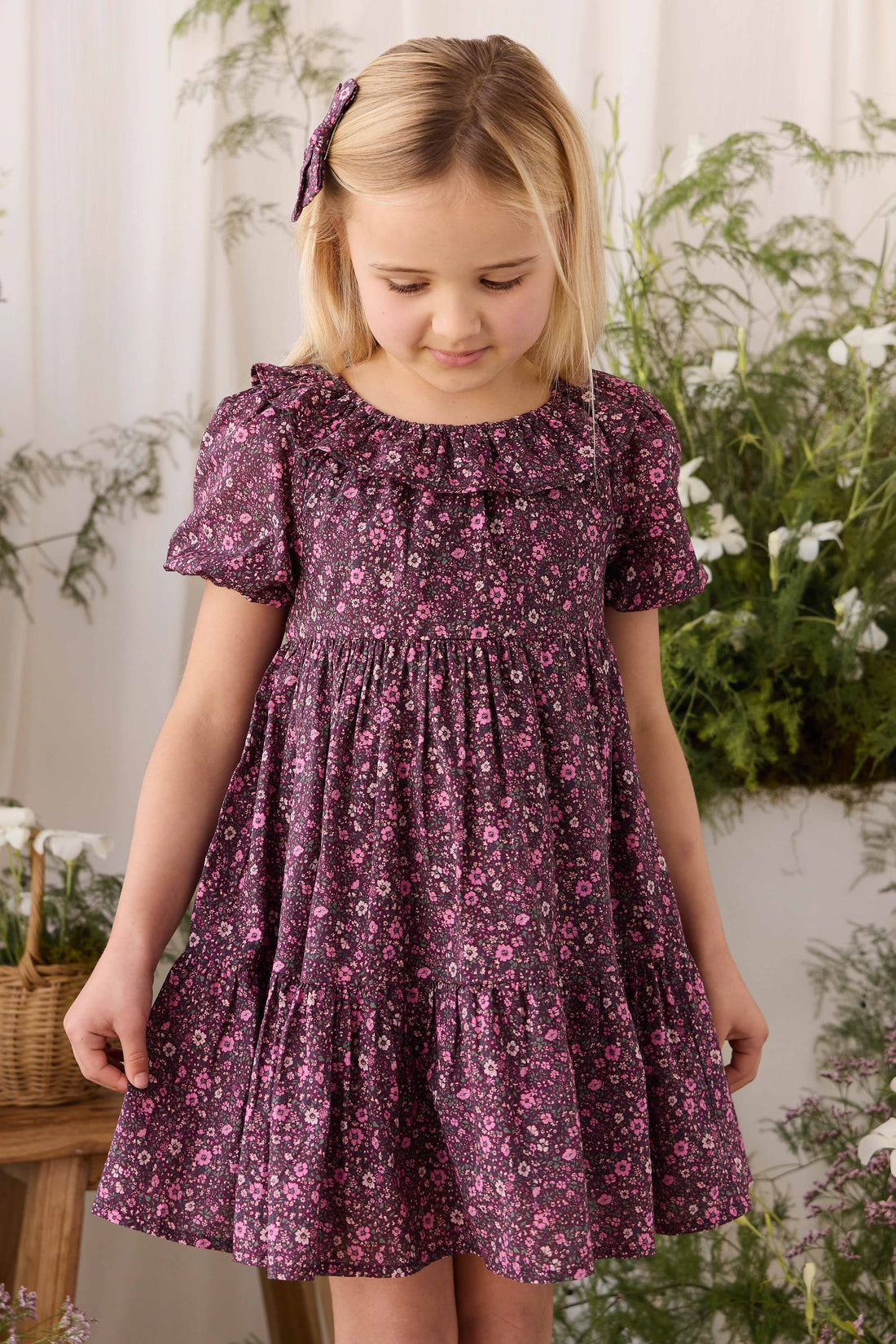 Organic Cotton Acacia Dress - Flora Fig Childrens Dress from Jamie Kay USA