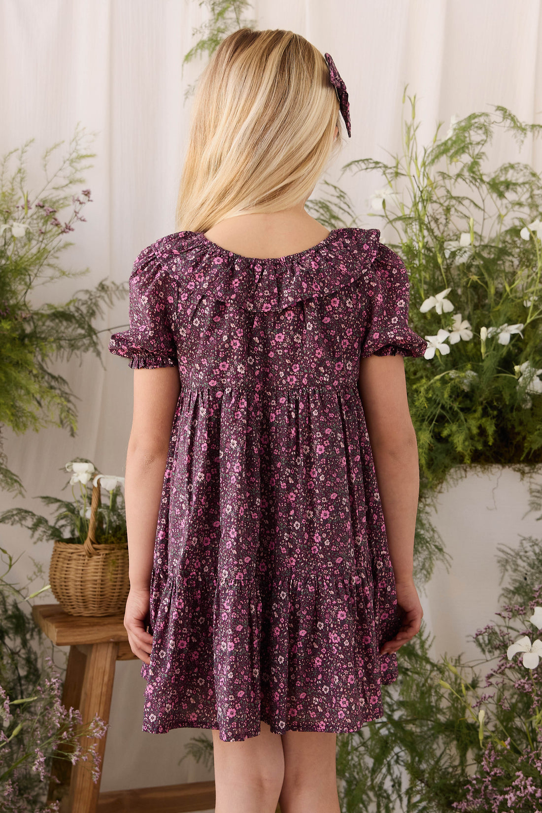 Organic Cotton Acacia Dress - Flora Fig Childrens Dress from Jamie Kay USA