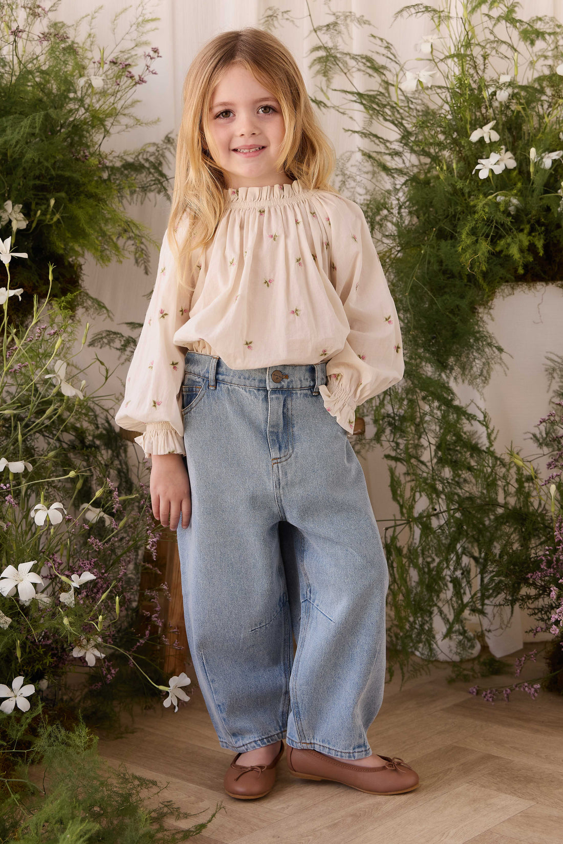 Sierra Pant - Light Wash Childrens Pants from Jamie Kay USA