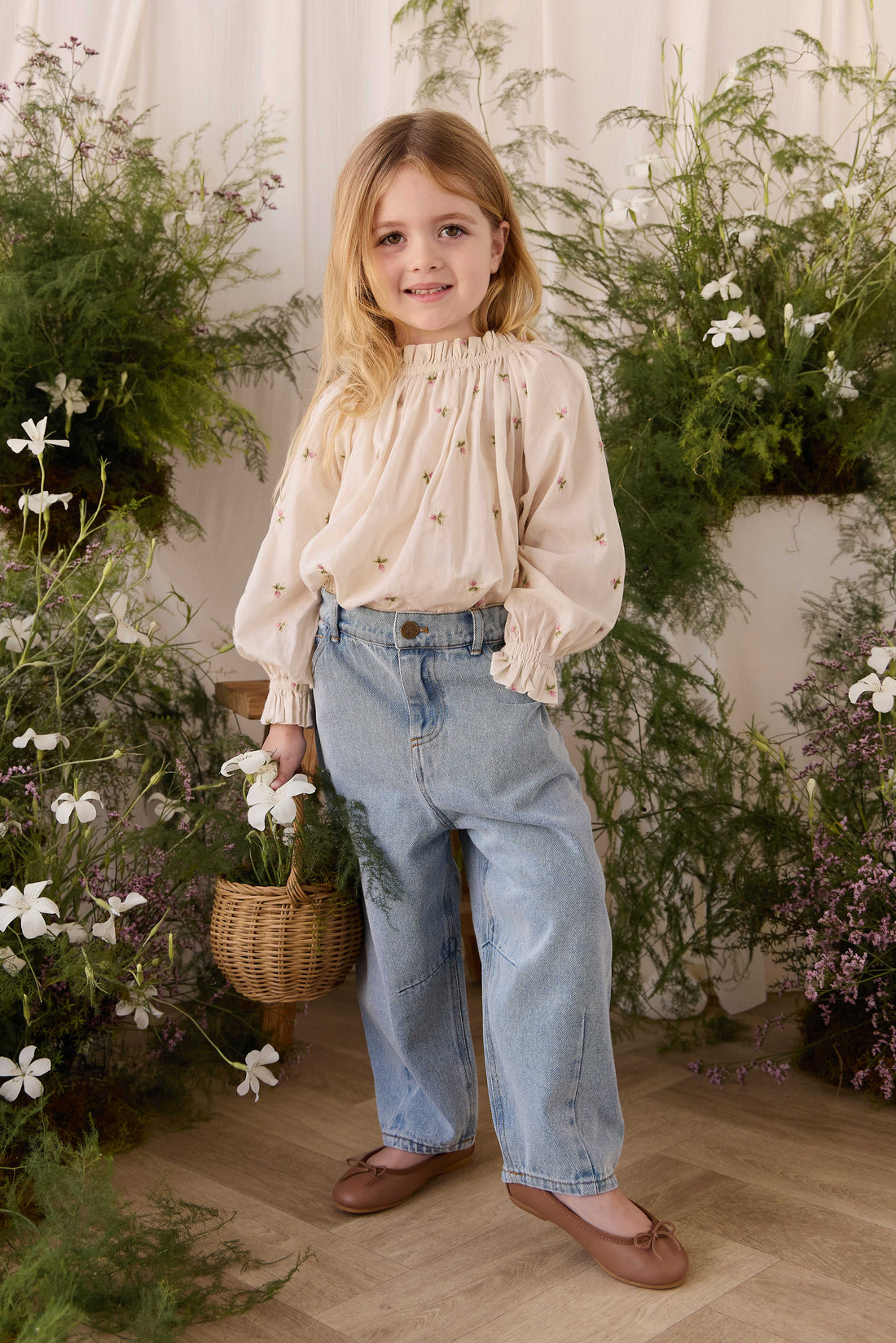 Sierra Pant - Light Wash Childrens Pants from Jamie Kay USA