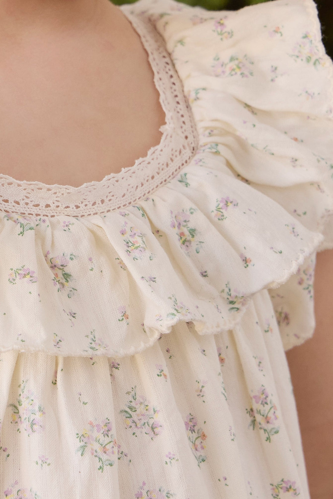 Organic Cotton Cassidy Dress - Justine Orchid Childrens Dress from Jamie Kay USA