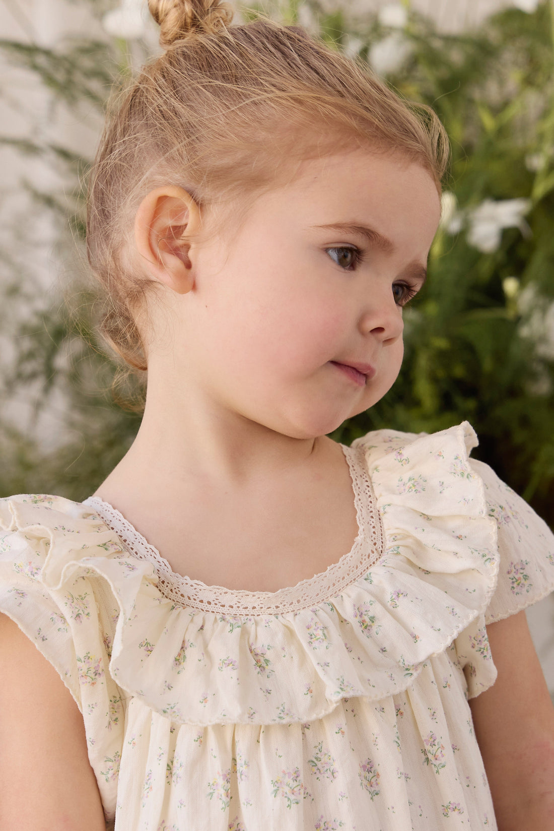 Organic Cotton Cassidy Dress - Justine Orchid Childrens Dress from Jamie Kay USA