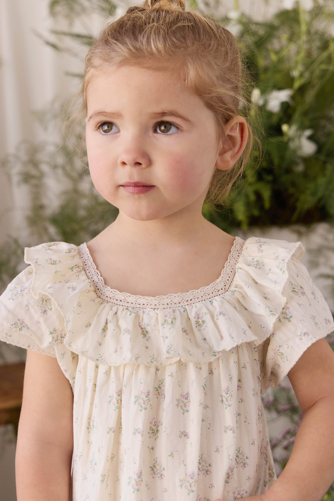 Organic Cotton Cassidy Dress - Justine Orchid Childrens Dress from Jamie Kay USA