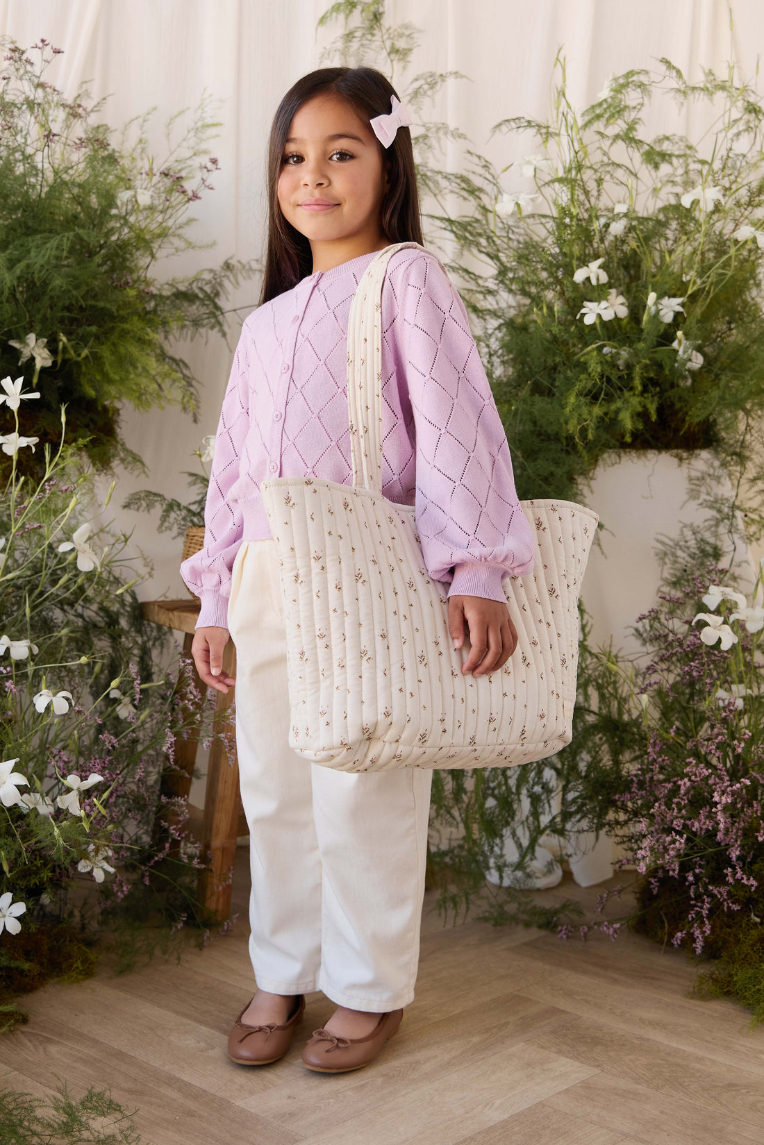 Lilah Cardigan - Orchid Dream Childrens Cardigan from Jamie Kay USA