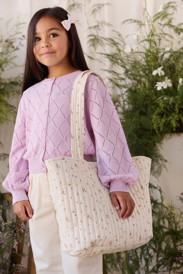 Emiko Quilted Tote - Dina Antique Childrens Bag from Jamie Kay USA