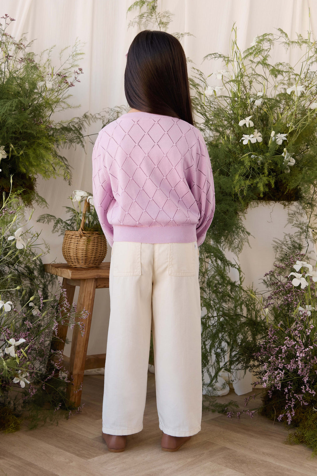 Lilah Cardigan - Orchid Dream Childrens Cardigan from Jamie Kay USA