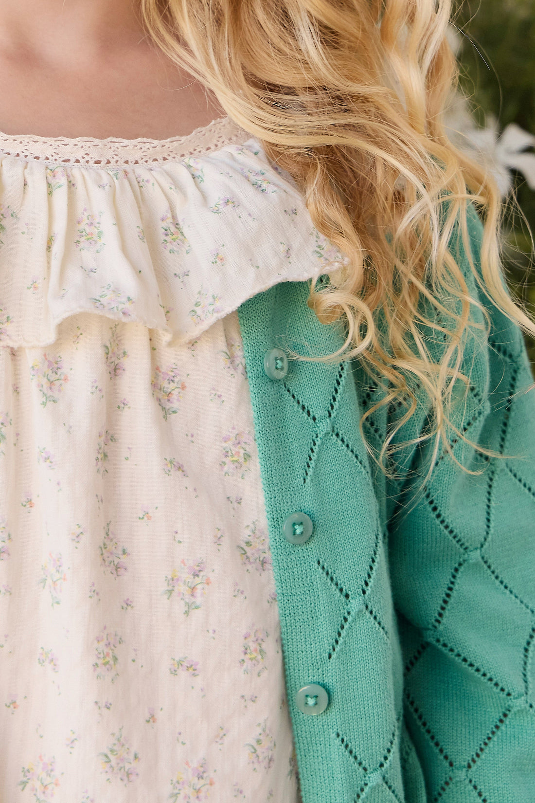 Organic Cotton Cassidy Dress - Justine Orchid Childrens Dress from Jamie Kay USA