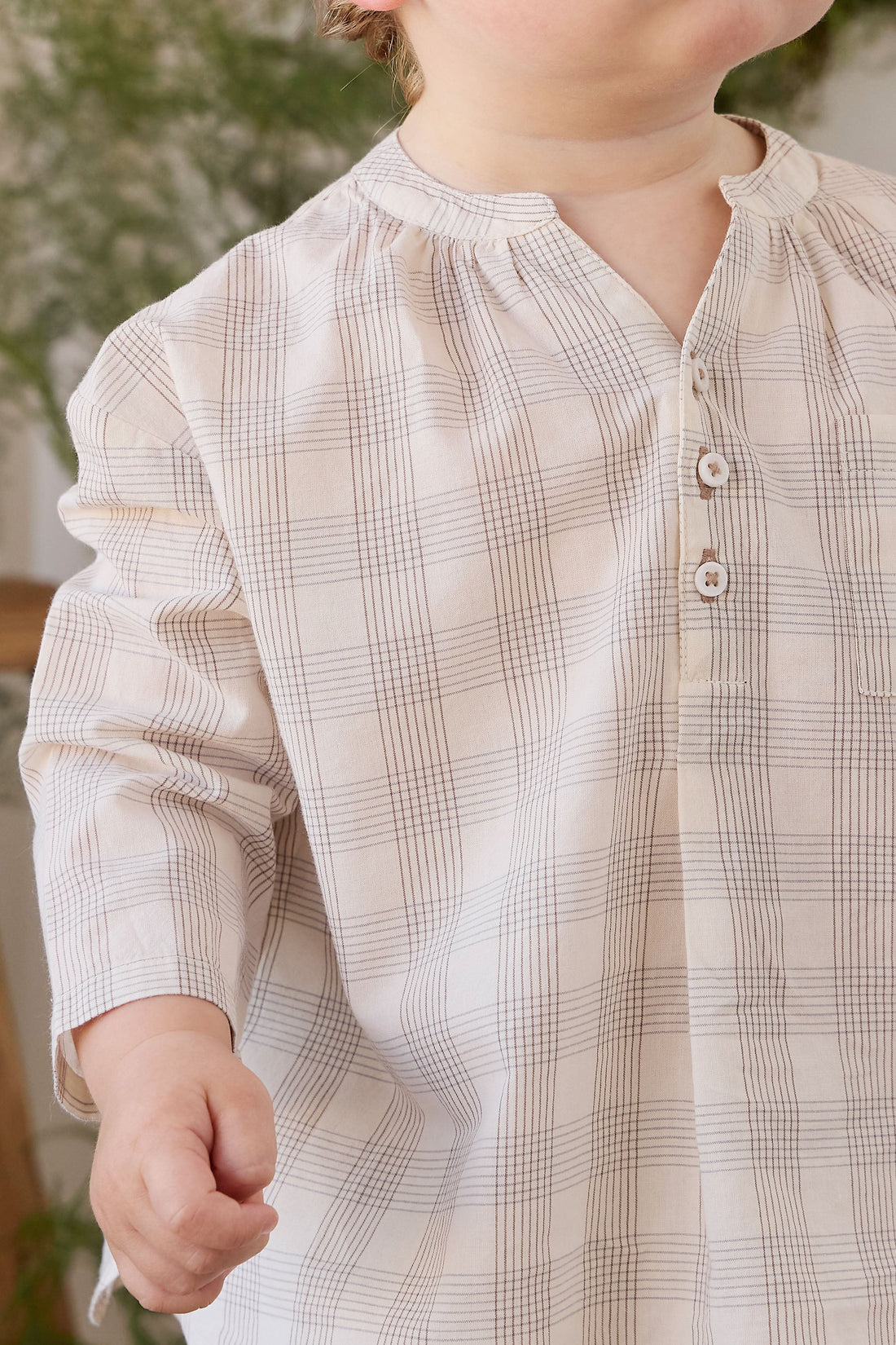 Organic Cotton Kenji Top - Joe Check Natural Childrens Top from Jamie Kay USA