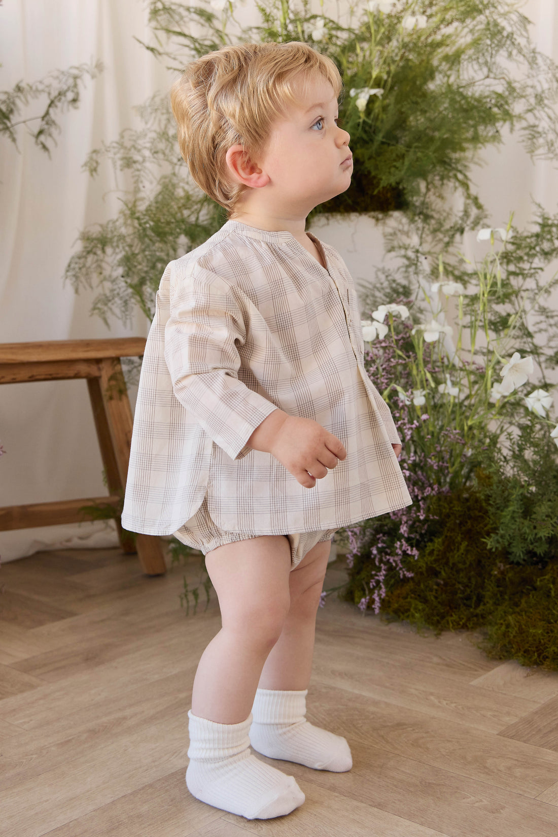 Organic Cotton Kenji Top - Joe Check Natural Childrens Top from Jamie Kay USA