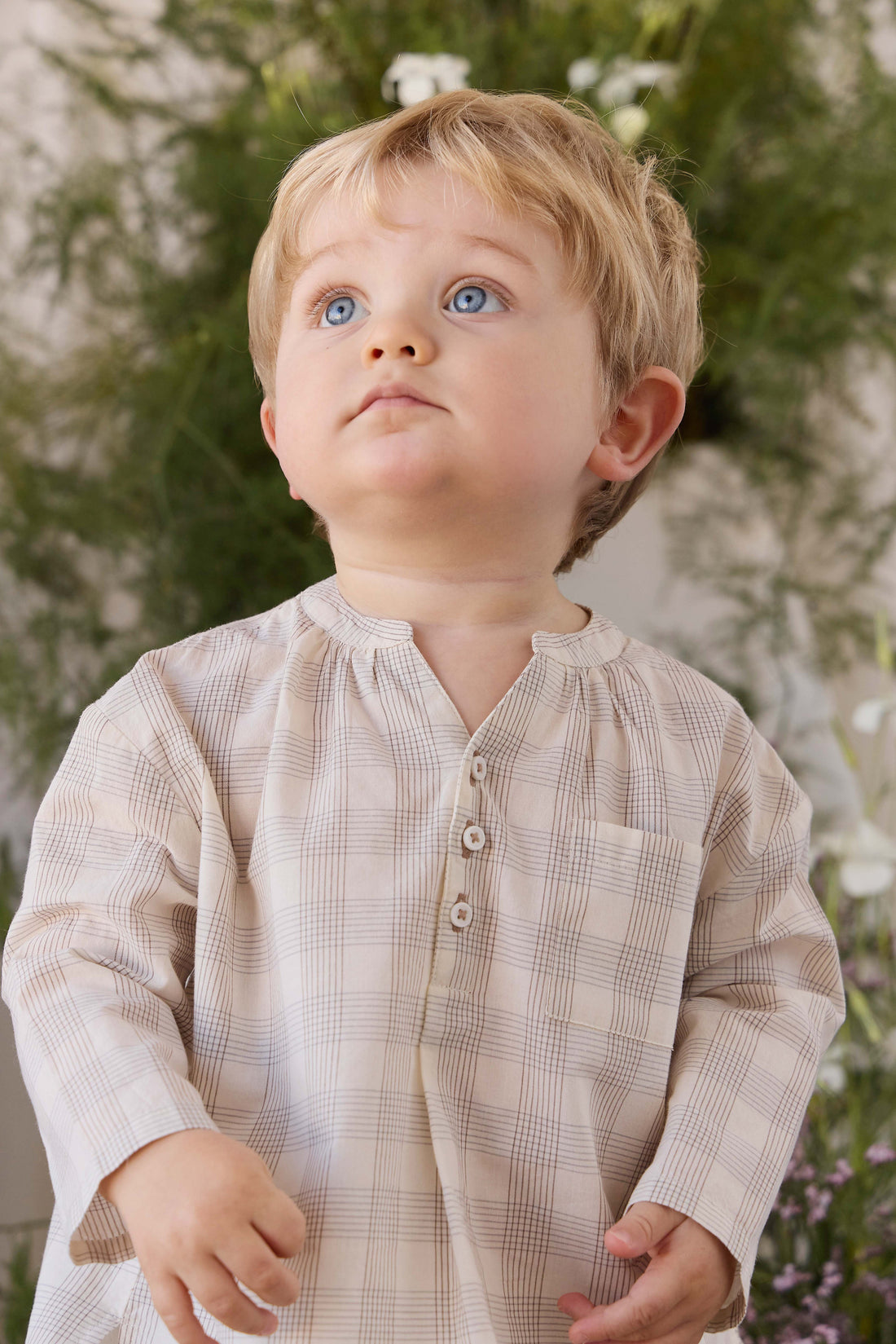 Organic Cotton Kenji Top - Joe Check Natural Childrens Top from Jamie Kay USA