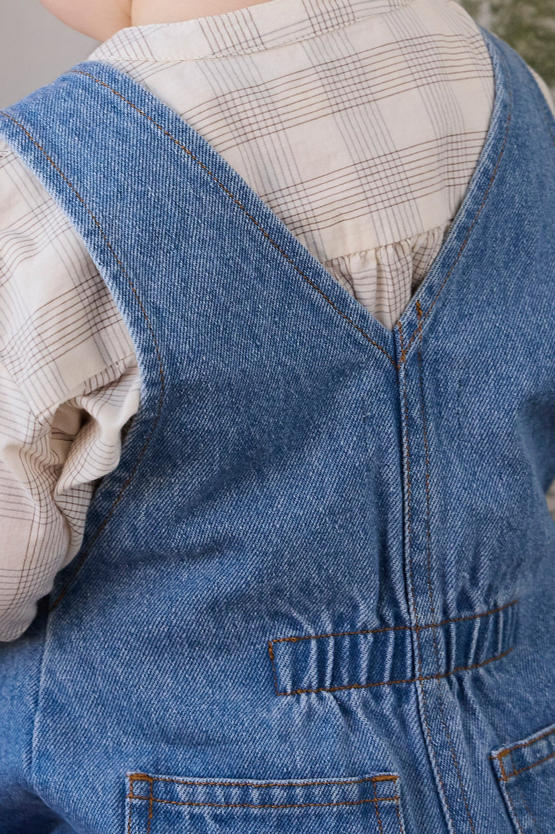 Stefan Denim Playsuit - Heritage Denim Childrens Playsuit from Jamie Kay USA