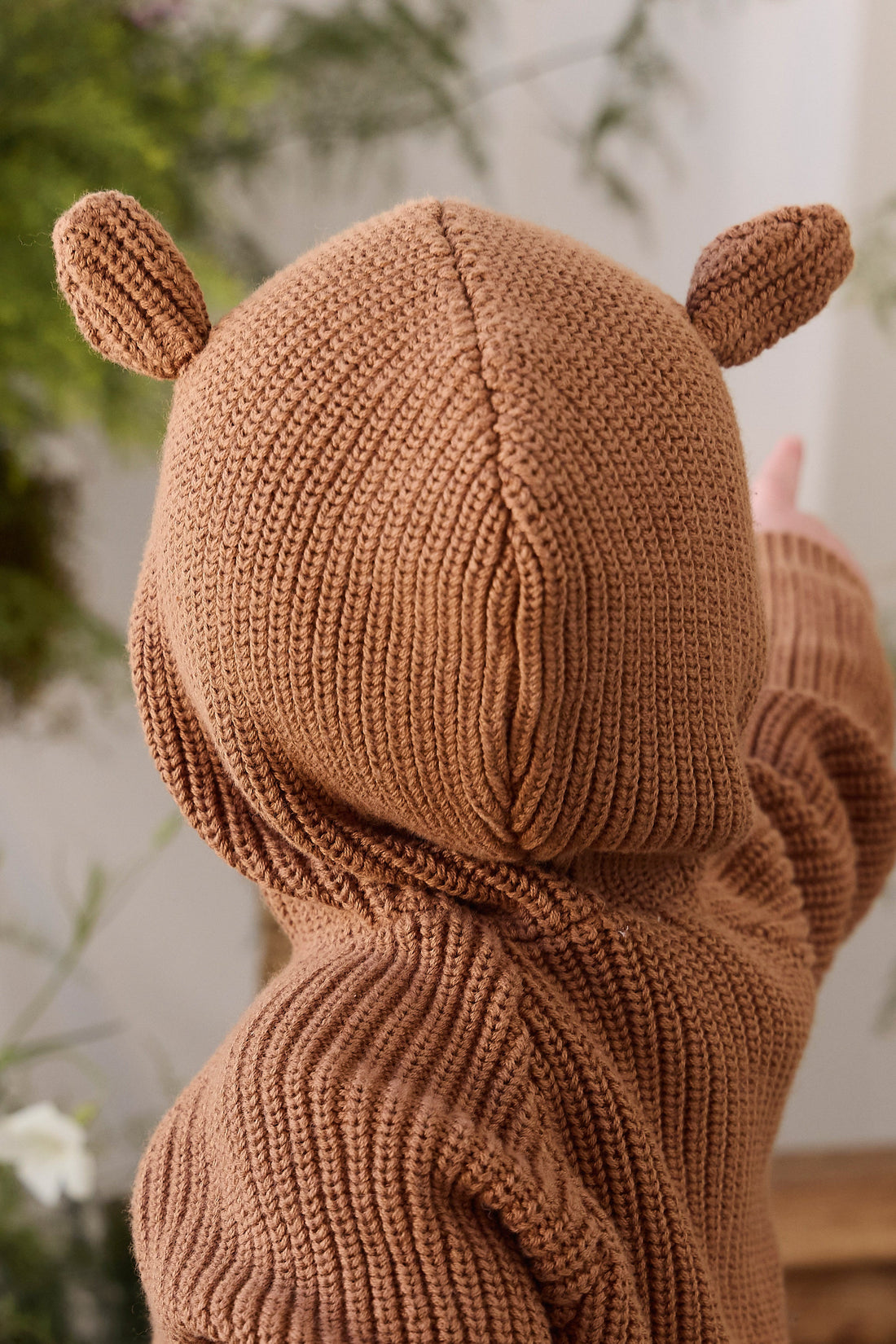Bear Cardigan - Butterscotch Childrens Cardigan from Jamie Kay USA