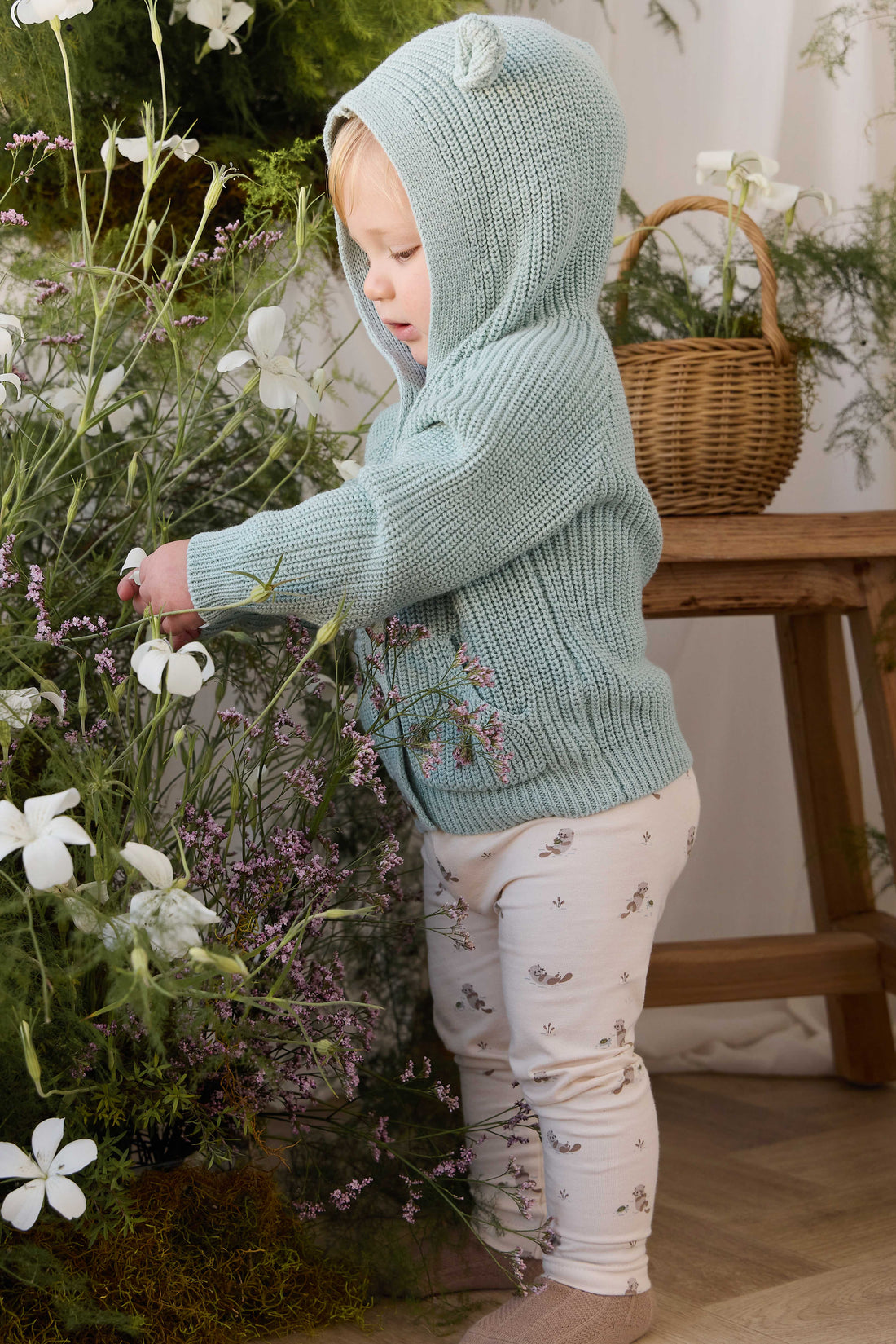 Bear Cardigan - Reef Childrens Cardigan from Jamie Kay USA