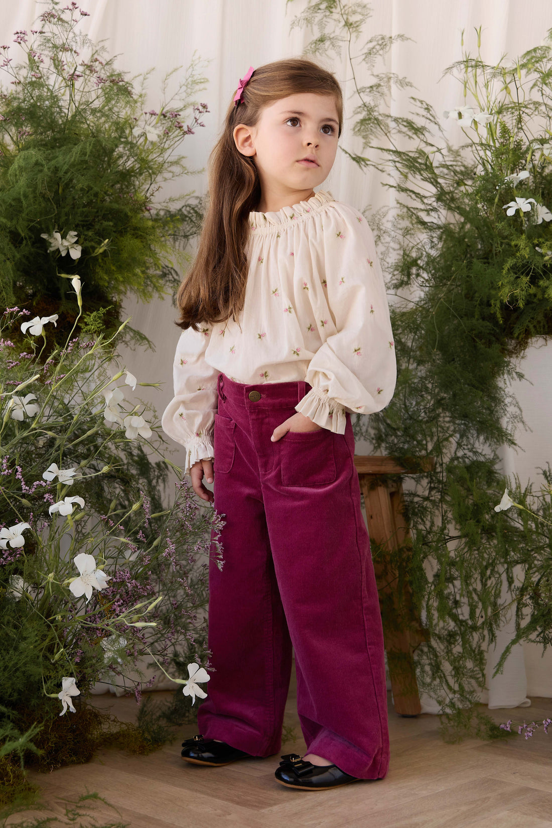 Acacia Pant - Rose Petal Childrens Pant from Jamie Kay USA
