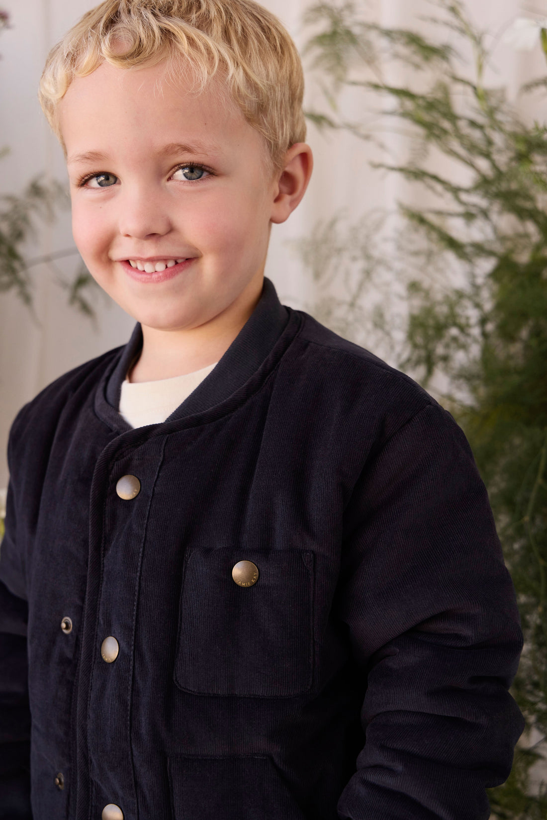 Adley Jacket - Iron Stone Childrens Jacket from Jamie Kay USA