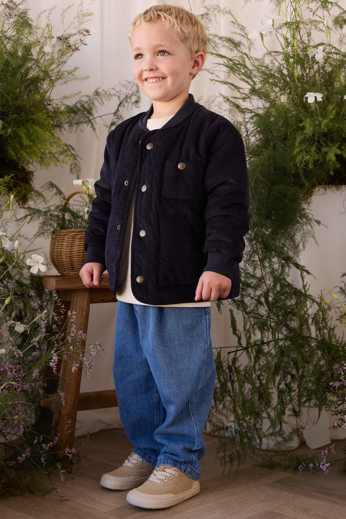 Adley Jacket - Iron Stone Childrens Jacket from Jamie Kay USA