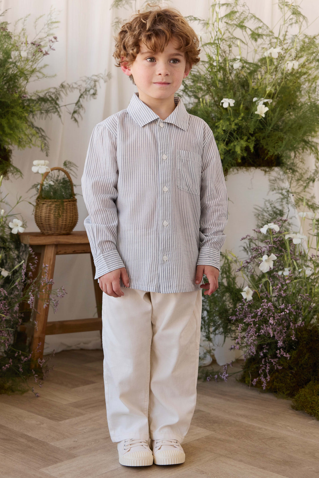 Kingsley Pant - Natural Childrens Pant from Jamie Kay USA