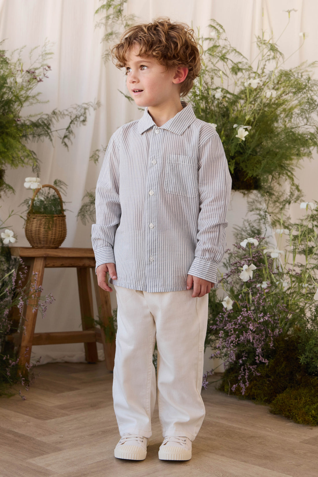 Kingsley Pant - Natural Childrens Pant from Jamie Kay USA