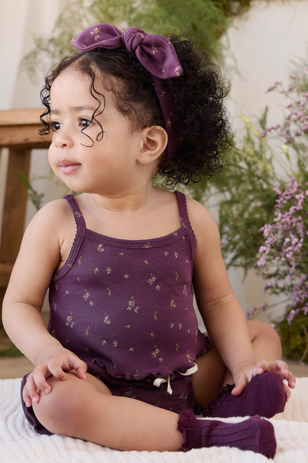 Organic Cotton Bebe Singlet - Dina Fig Childrens Singlet from Jamie Kay USA