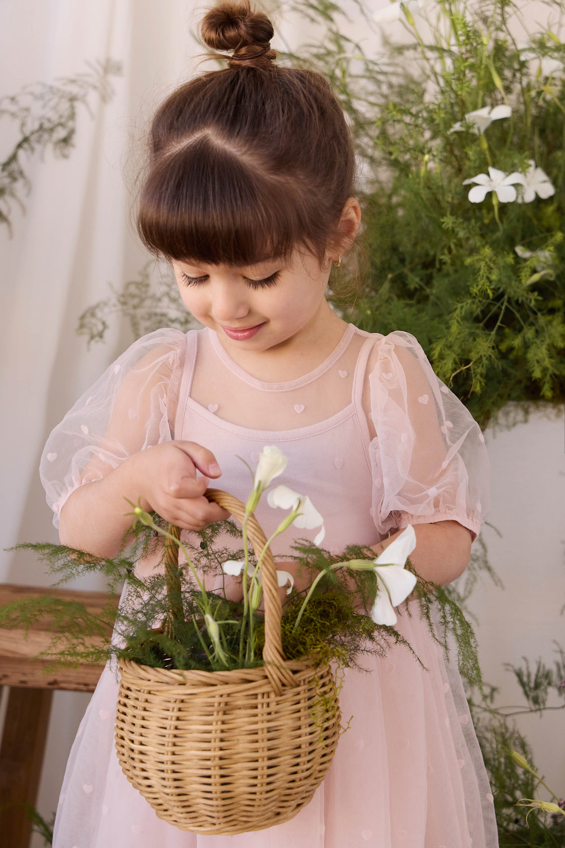 Zoella Tulle Dress - Petite Heart Rosie Childrens Dress from Jamie Kay USA