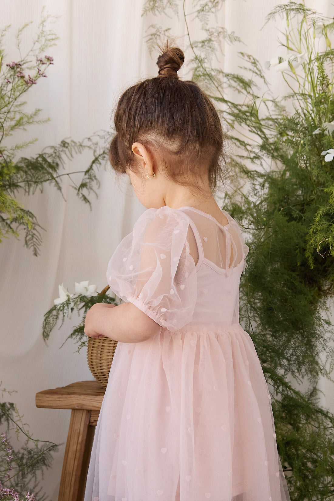 Zoella Tulle Dress - Petite Heart Rosie Childrens Dress from Jamie Kay USA