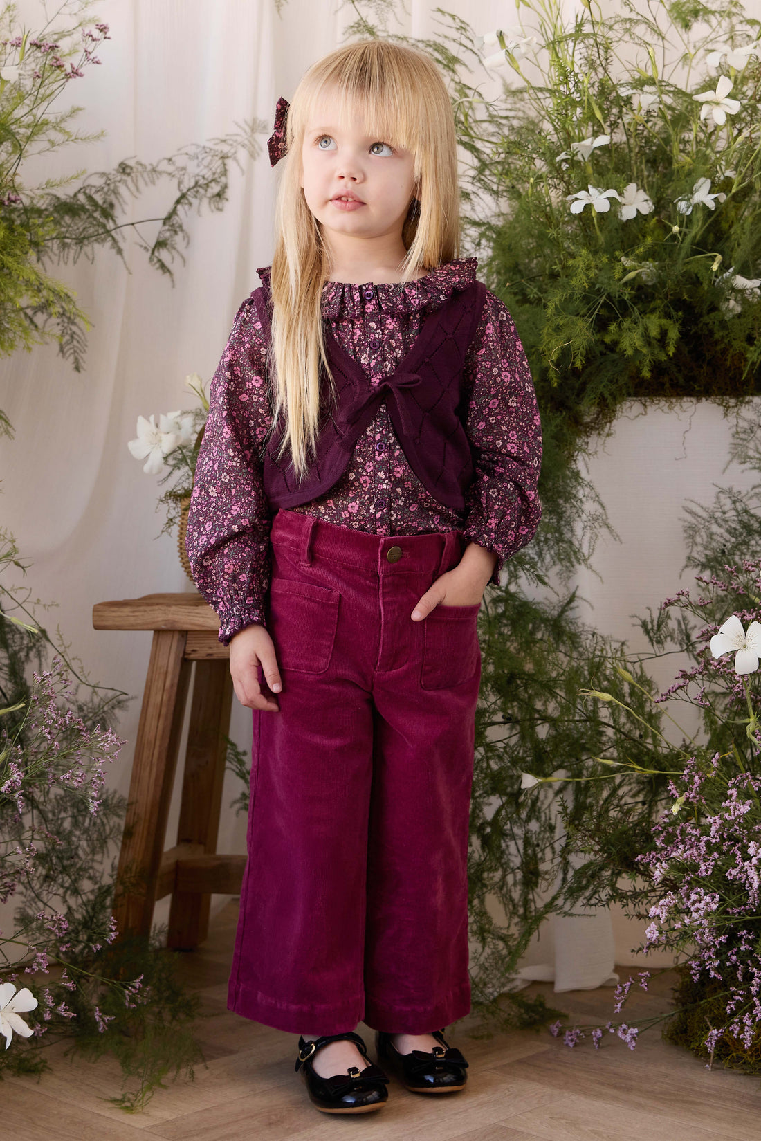 Acacia Pant - Rose Petal Childrens Pant from Jamie Kay USA