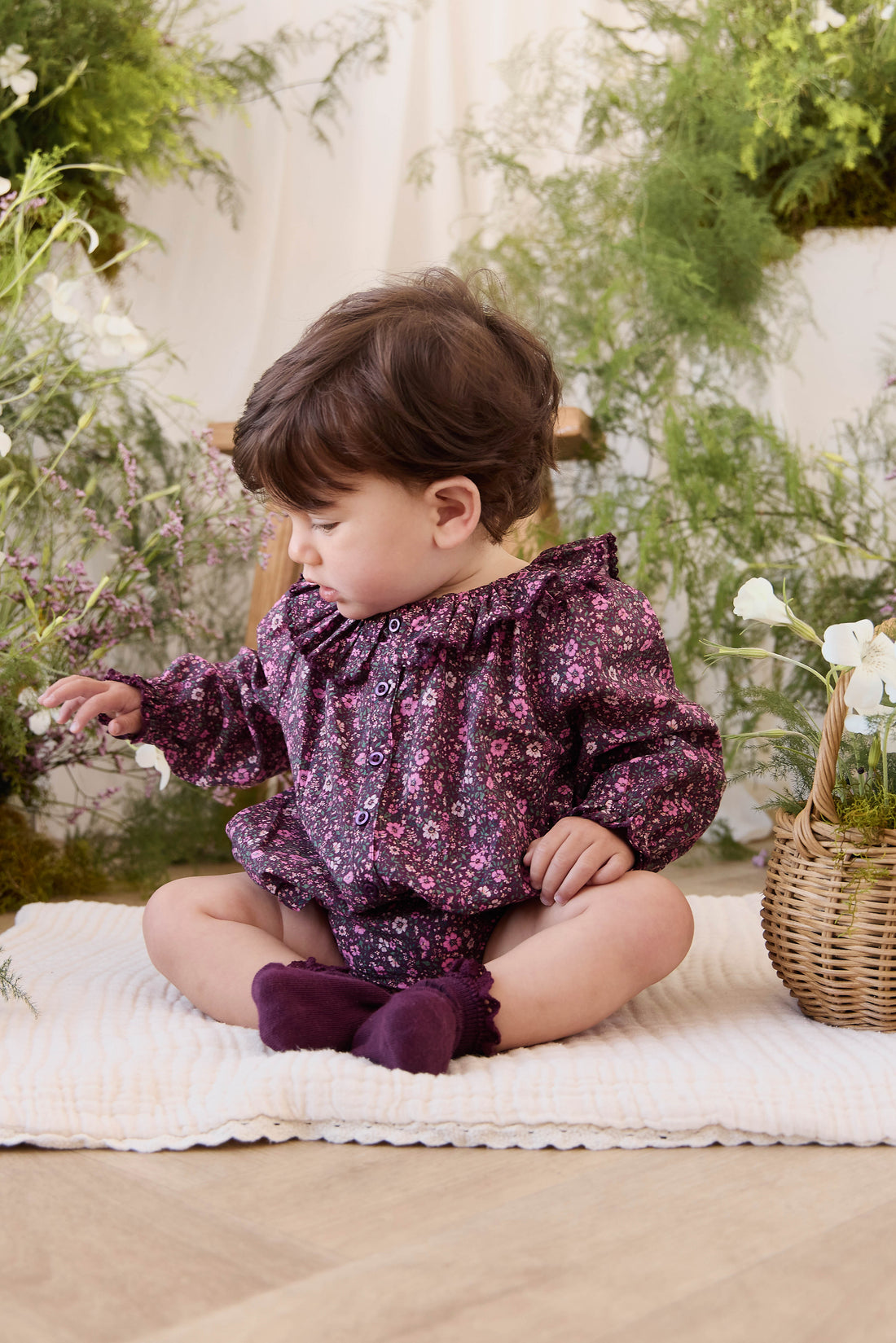 Organic Cotton Cecile Top - Flora Fig Childrens Top from Jamie Kay USA