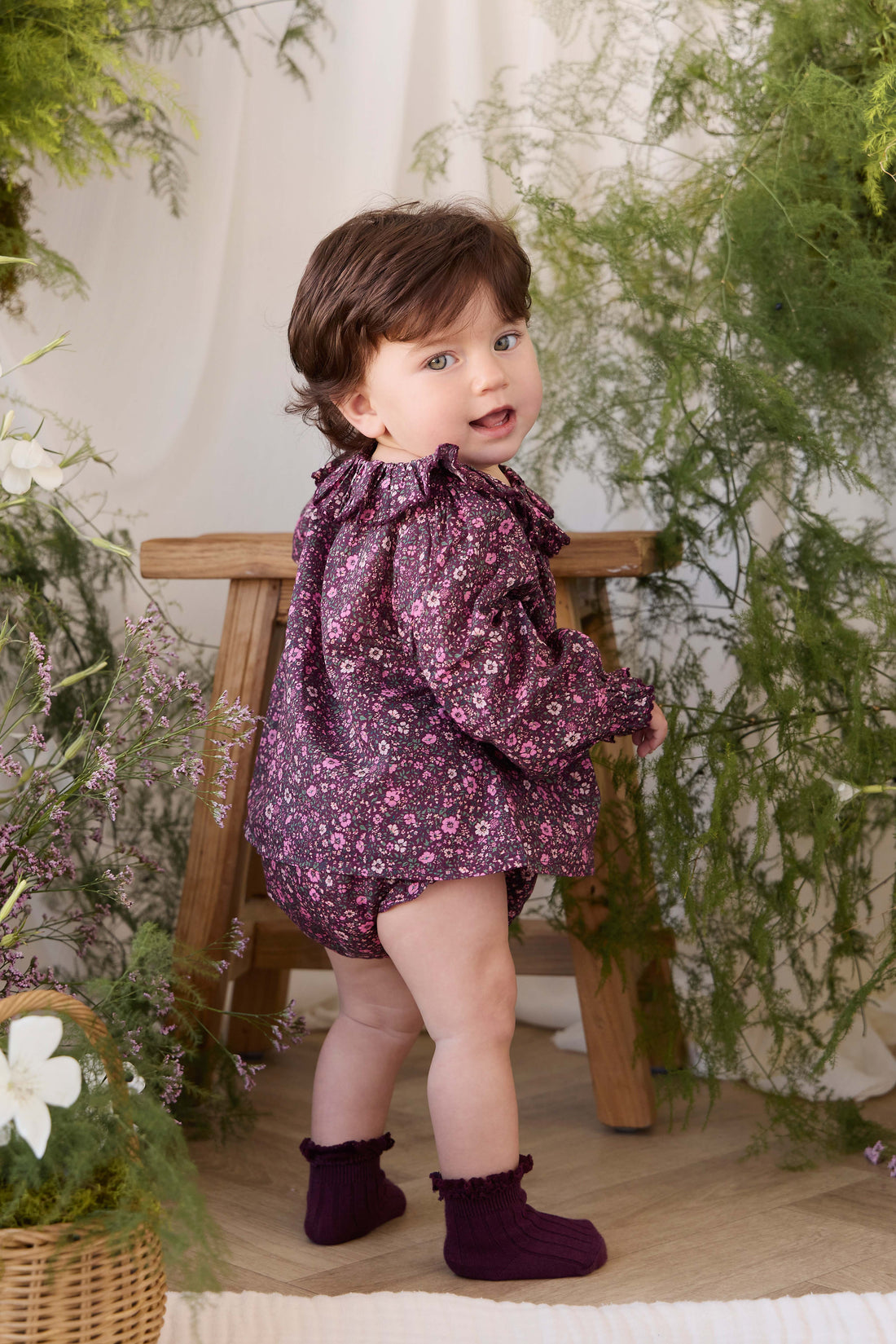 Organic Cotton Cecile Top - Flora Fig Childrens Top from Jamie Kay USA