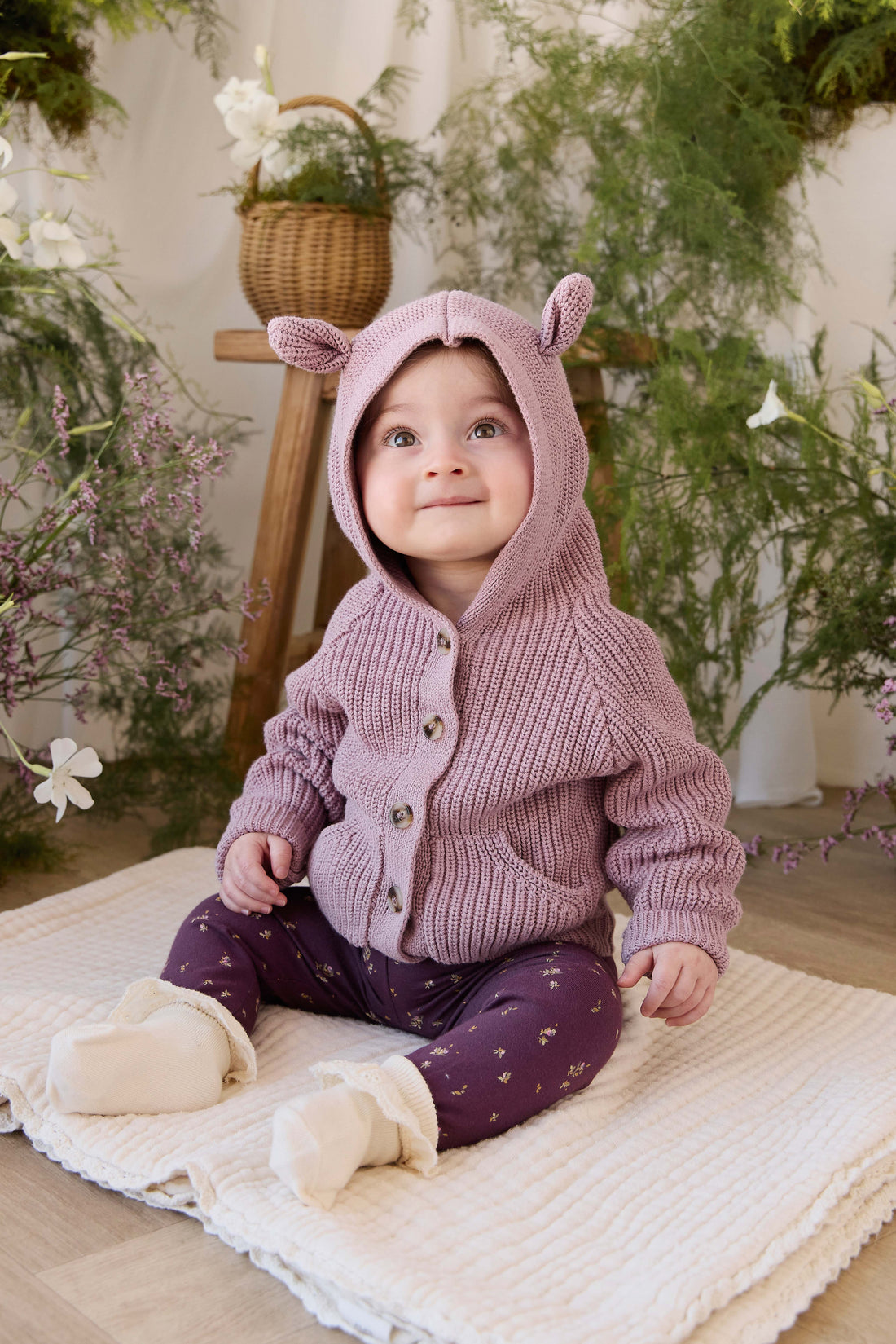 Organic Cotton Everyday Legging - Dina Fig Childrens Legging from Jamie Kay USA