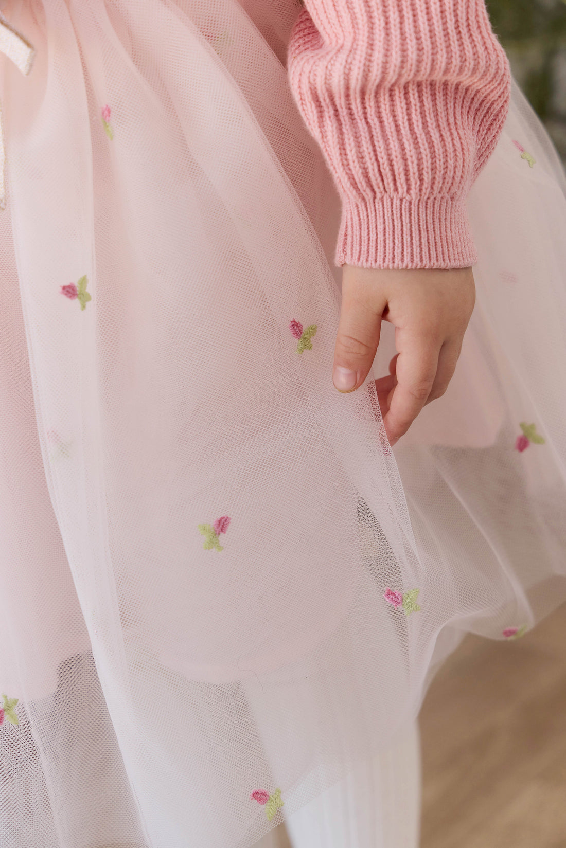 Bellamy Skirt - Rosebud Tulle Childrens Skirt from Jamie Kay USA
