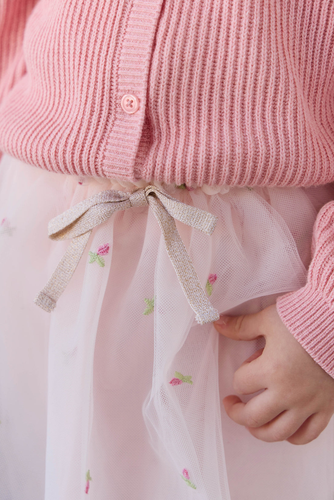 Bellamy Skirt - Rosebud Tulle Childrens Skirt from Jamie Kay USA