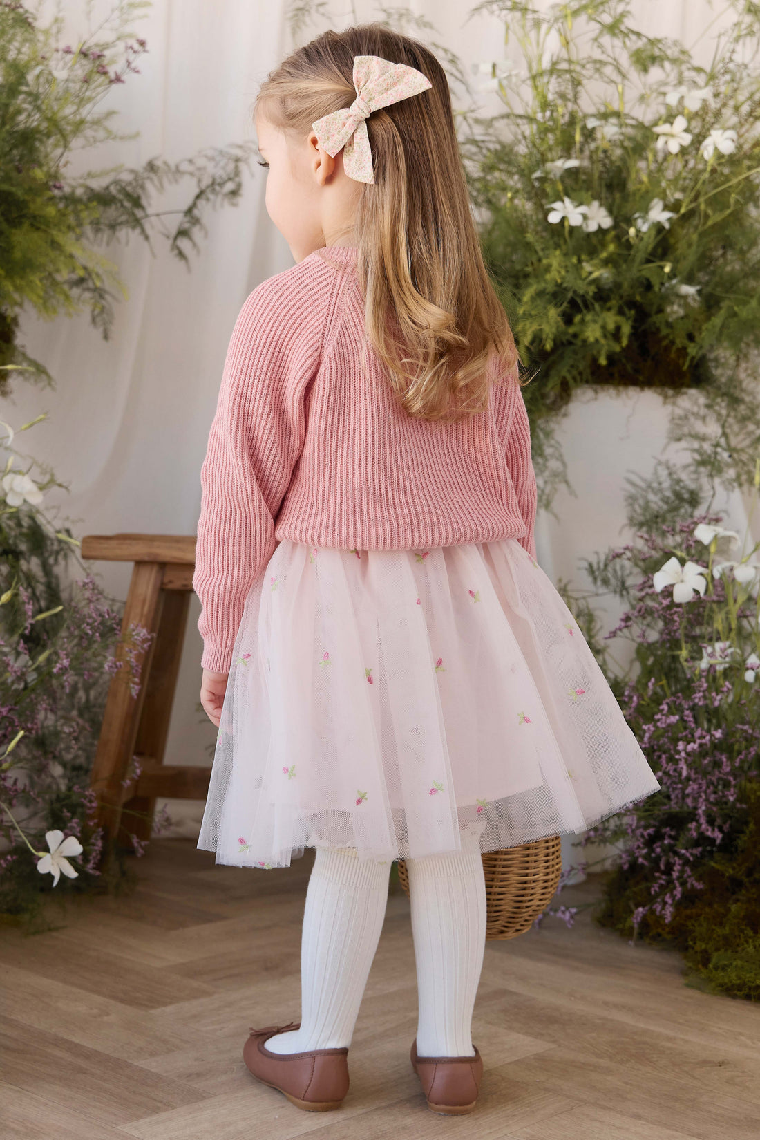 Bellamy Skirt - Rosebud Tulle Childrens Skirt from Jamie Kay USA