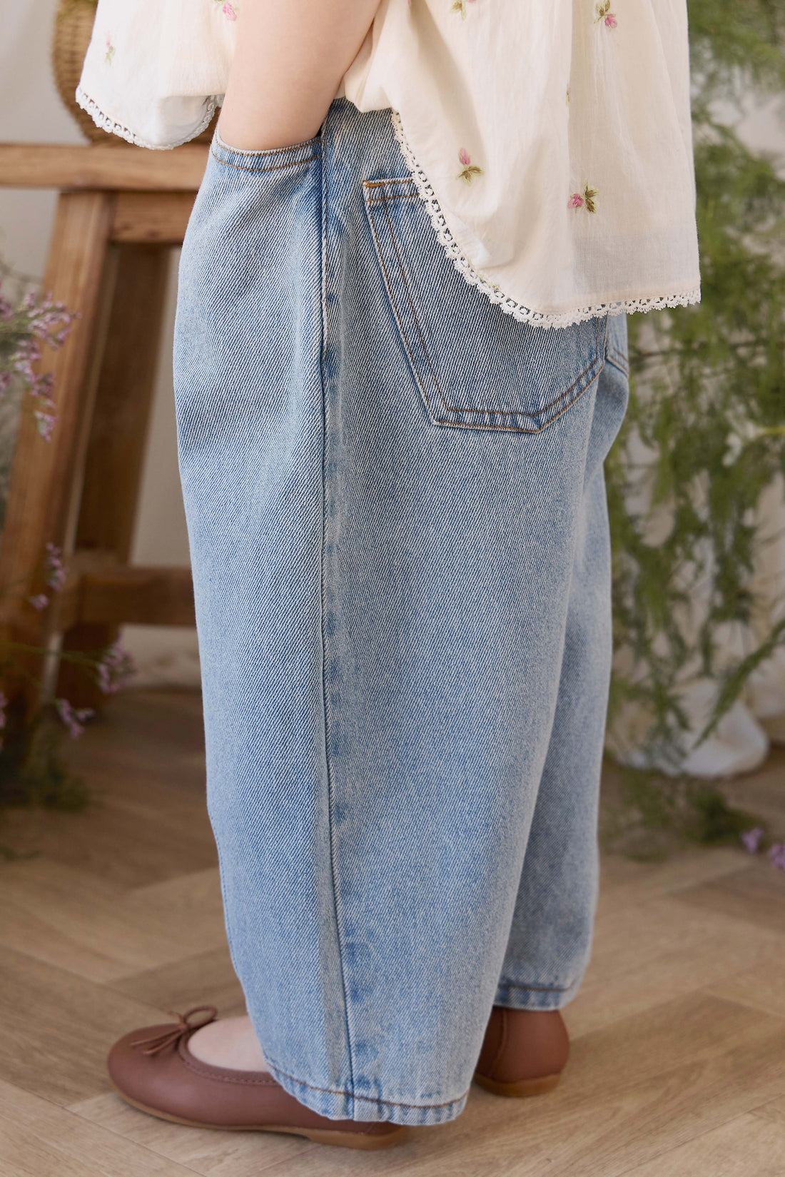 Sierra Pant - Light Wash Childrens Pants from Jamie Kay USA