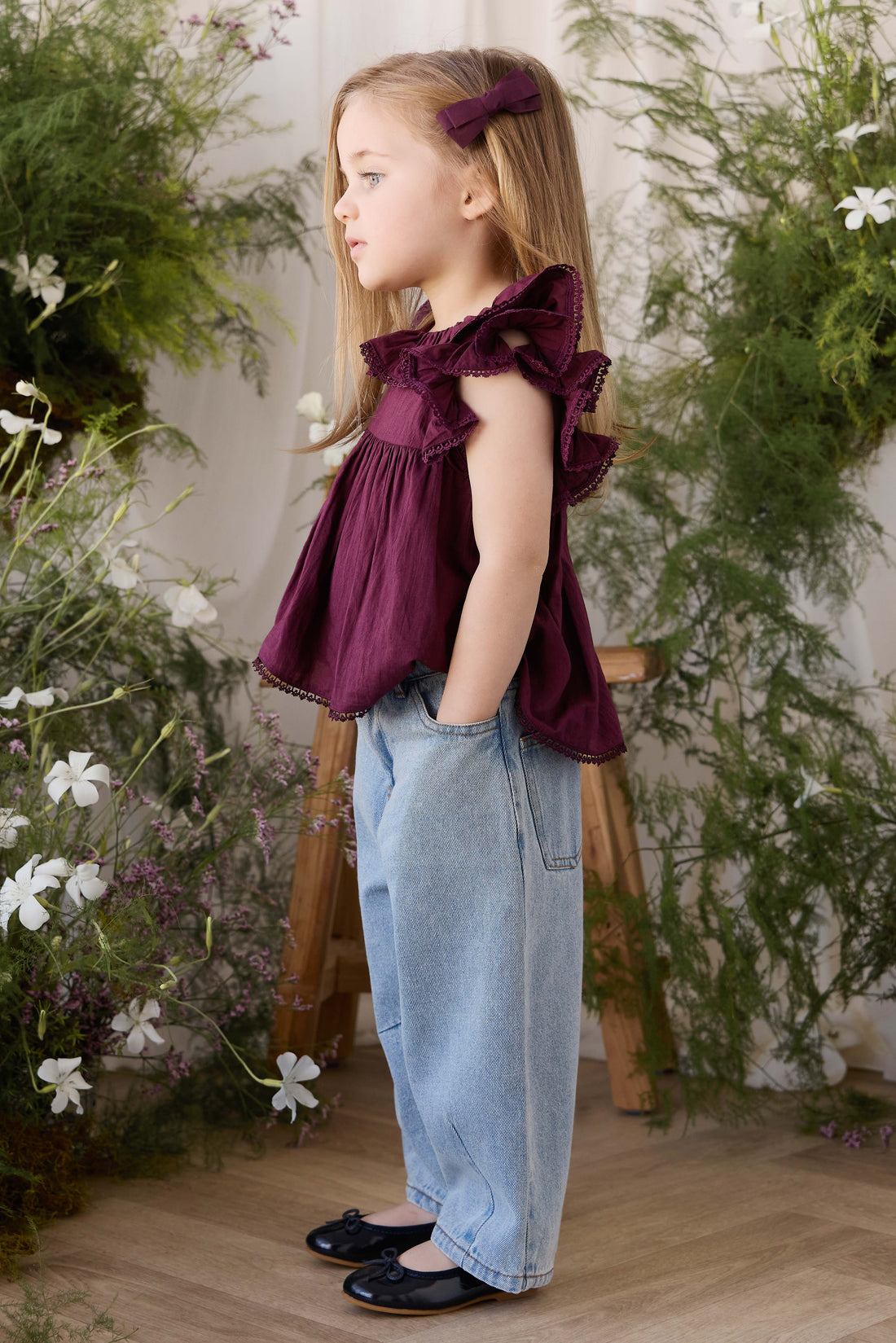 Sierra Pant - Light Wash Childrens Pants from Jamie Kay USA
