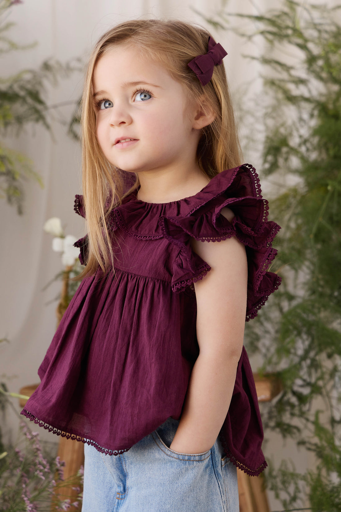 Elka Clip - Fig Childrens Hair Accessories from Jamie Kay USA