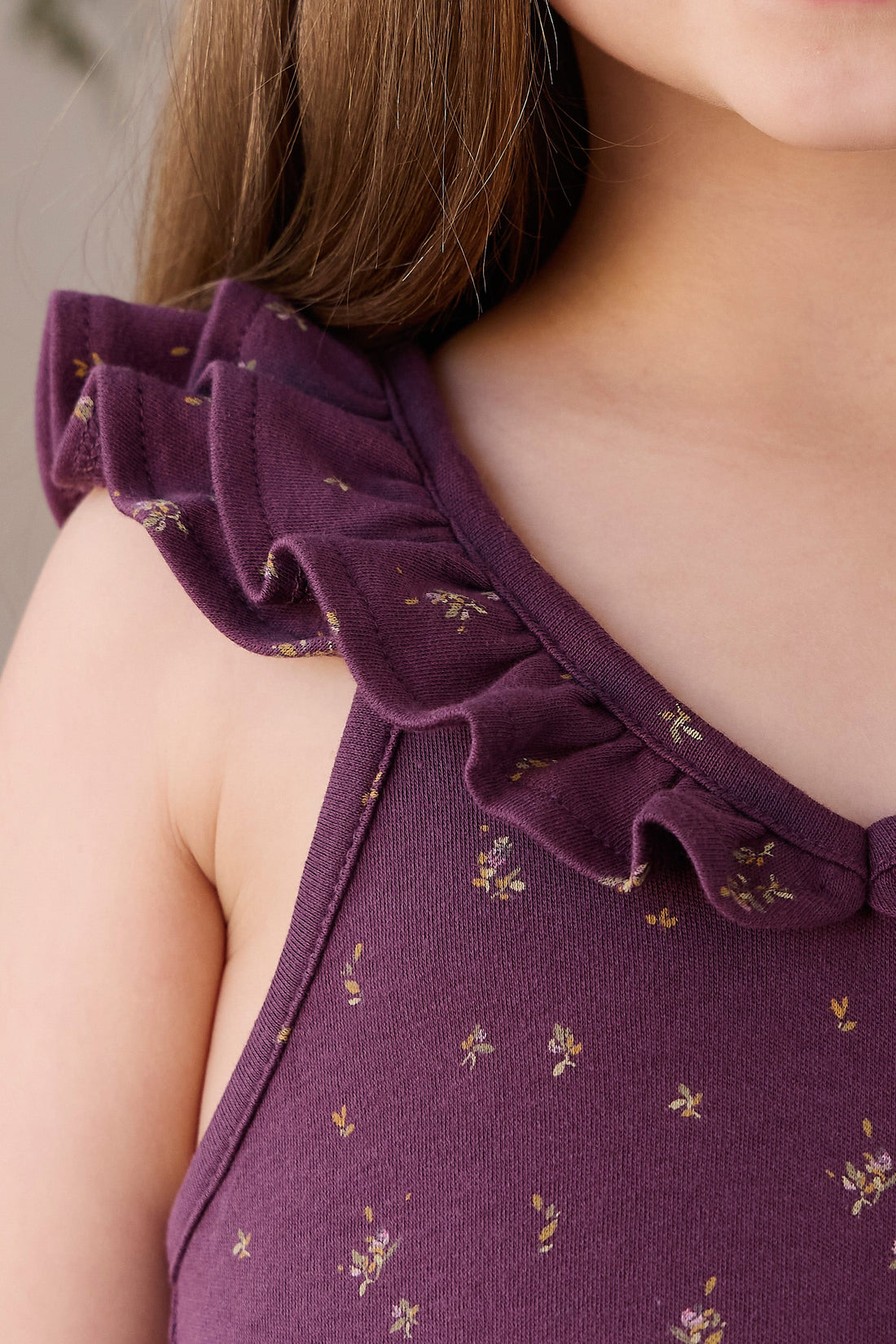 Organic Cotton Addie Dress - Dina Fig Childrens Dress from Jamie Kay USA