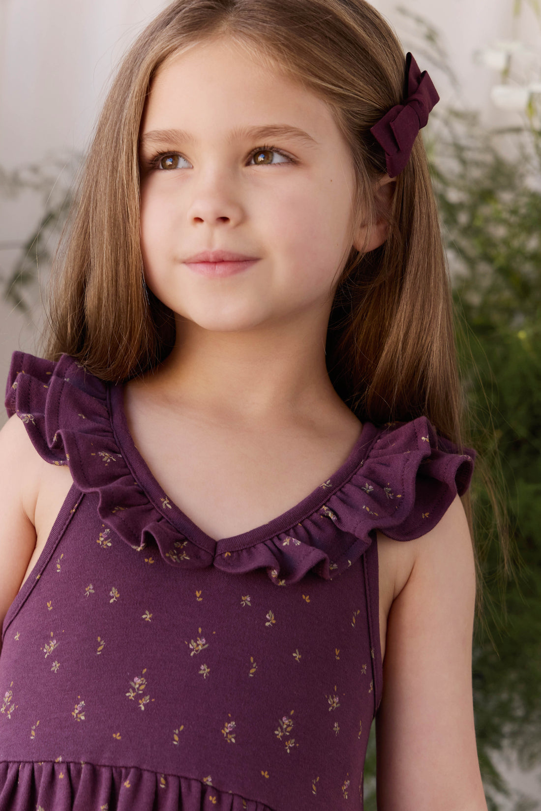 Organic Cotton Addie Dress - Dina Fig Childrens Dress from Jamie Kay USA