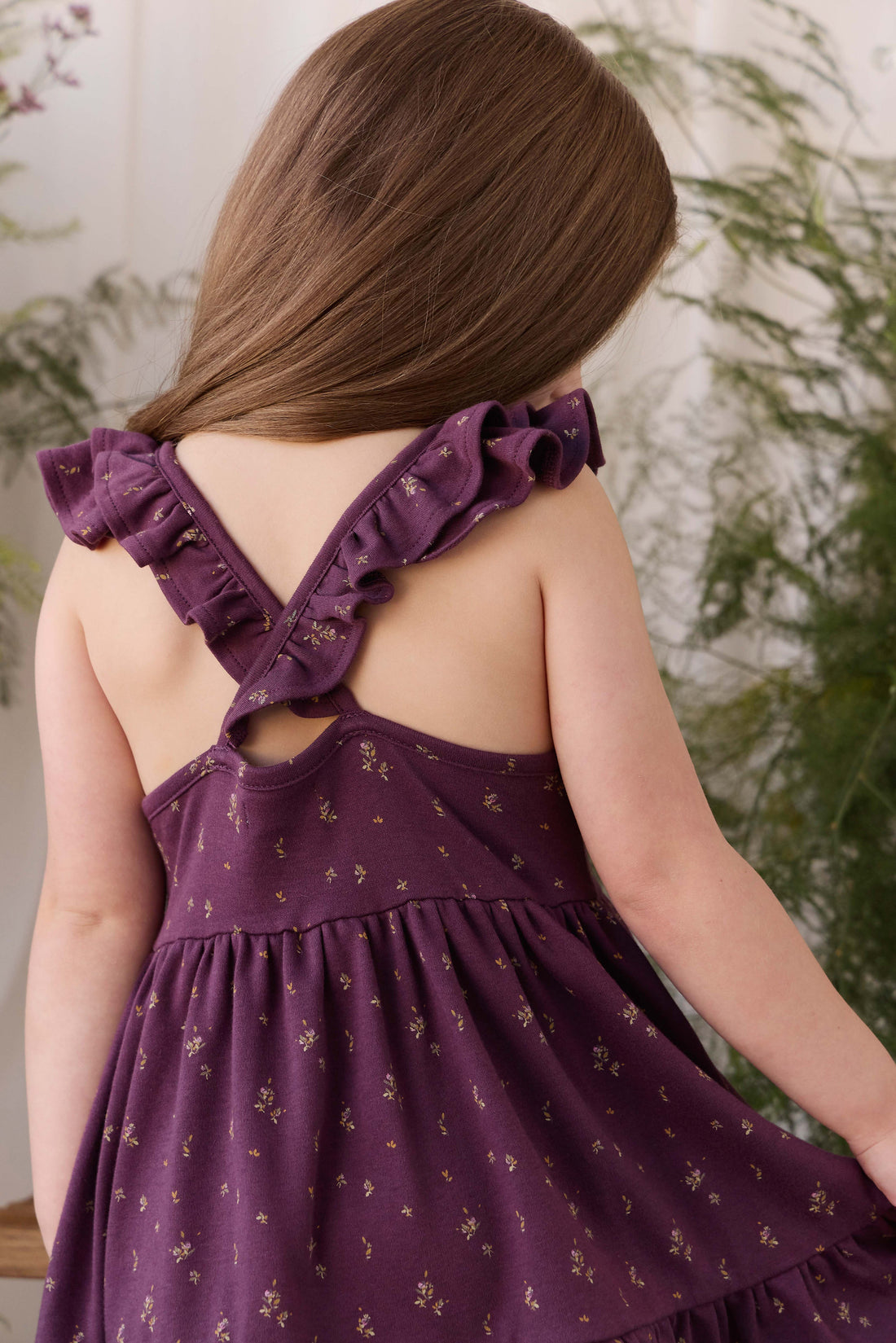 Organic Cotton Addie Dress - Dina Fig Childrens Dress from Jamie Kay USA
