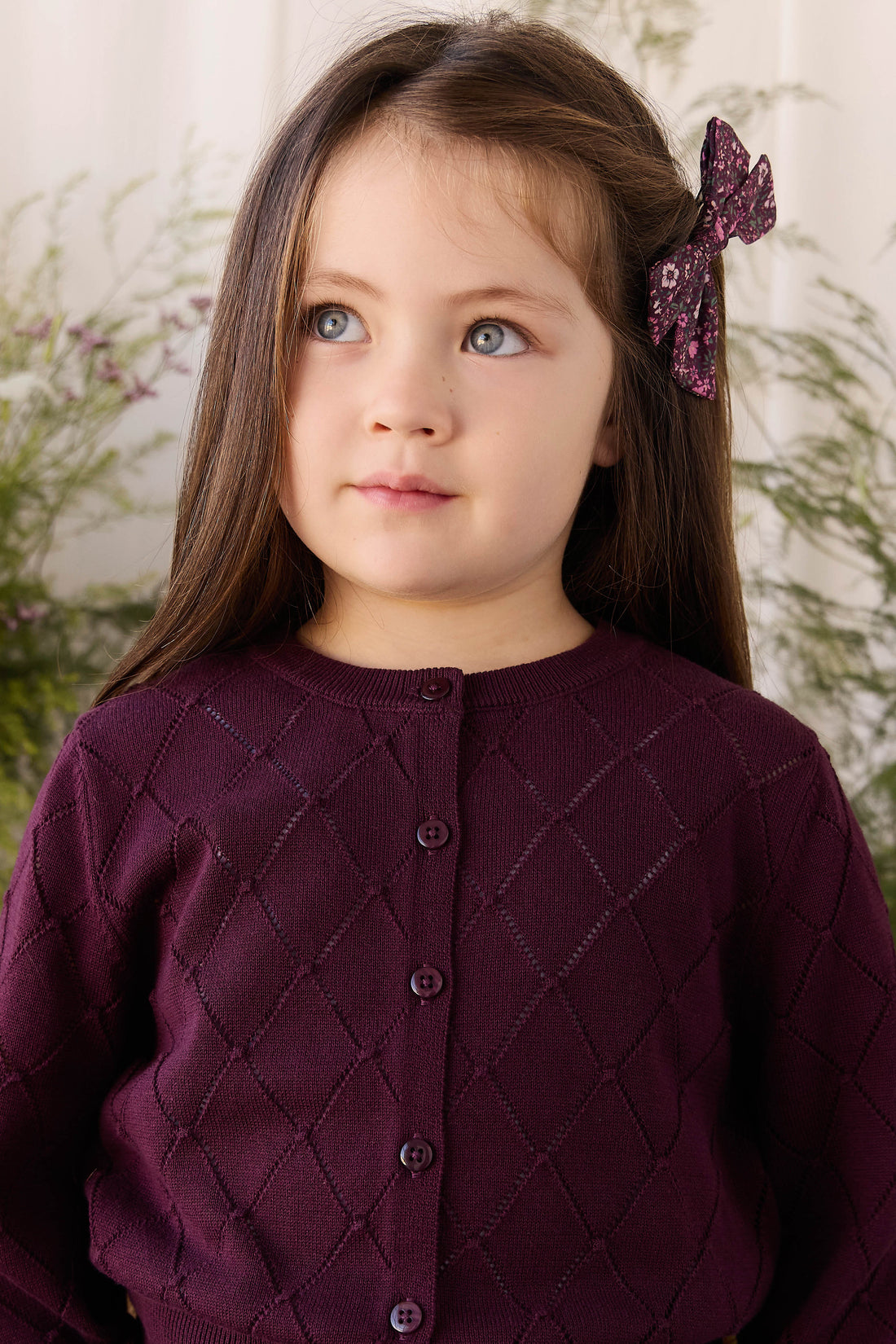 Lilah Cardigan - Fig Childrens Cardigan from Jamie Kay USA
