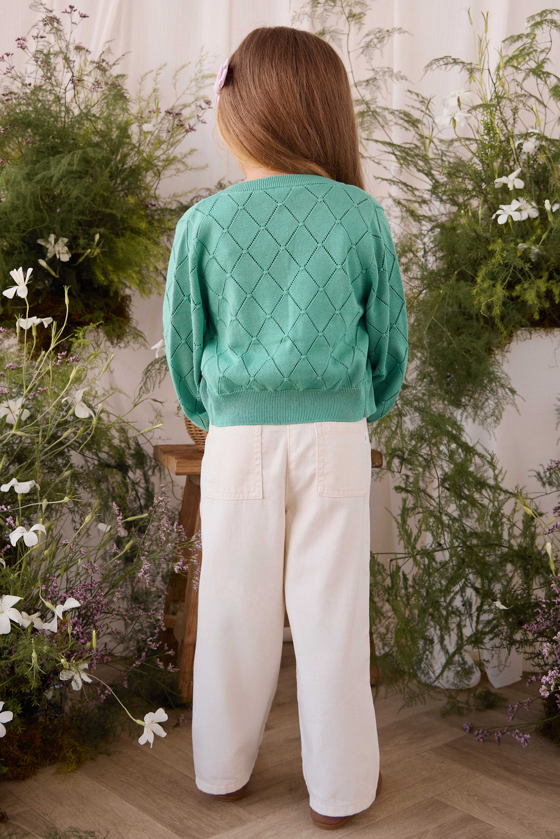 Nicolette Pant - Natural Childrens Pants from Jamie Kay USA