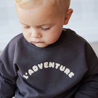 Organic Cotton Damien Sweatshirt - Kalamata L' Adventure Childrens Top from Jamie Kay USA