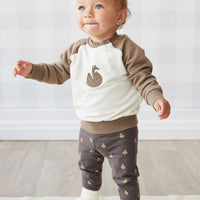 Organic Cotton Everyday Legging - Fox Cubs Wolf Childrens Legging from Jamie Kay USA