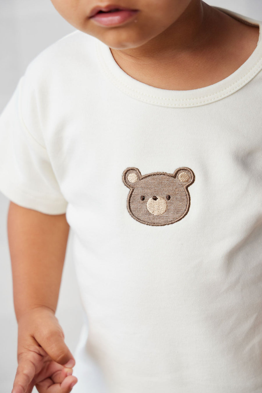 Pima Cotton Hunter Tee - Cloud Bear Childrens Top from Jamie Kay USA