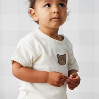 Pima Cotton Hunter Tee - Cloud Bear Childrens Top from Jamie Kay USA