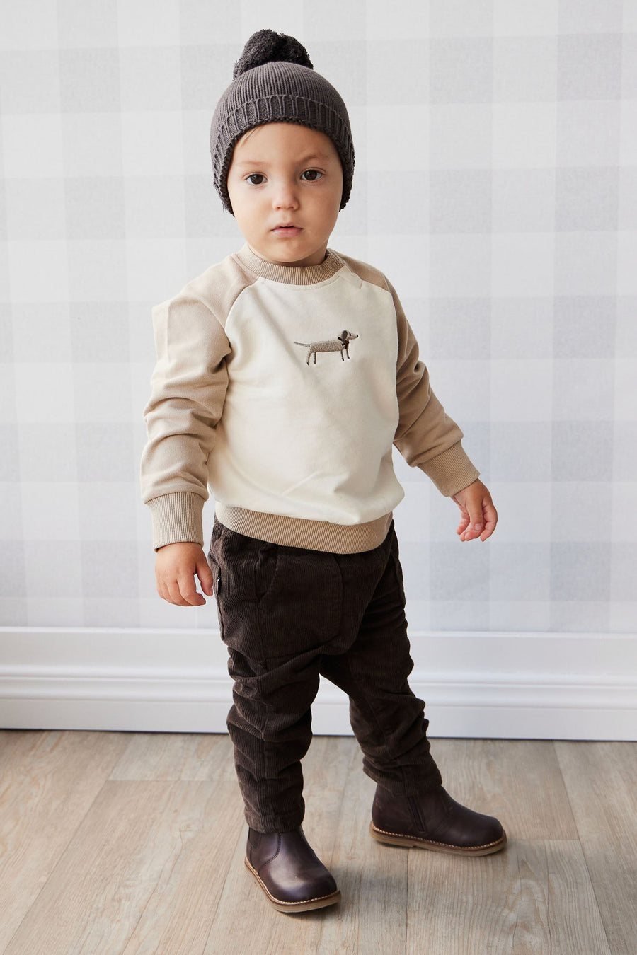 Cillian Cord Pant - Wolf Childrens Pant from Jamie Kay USA