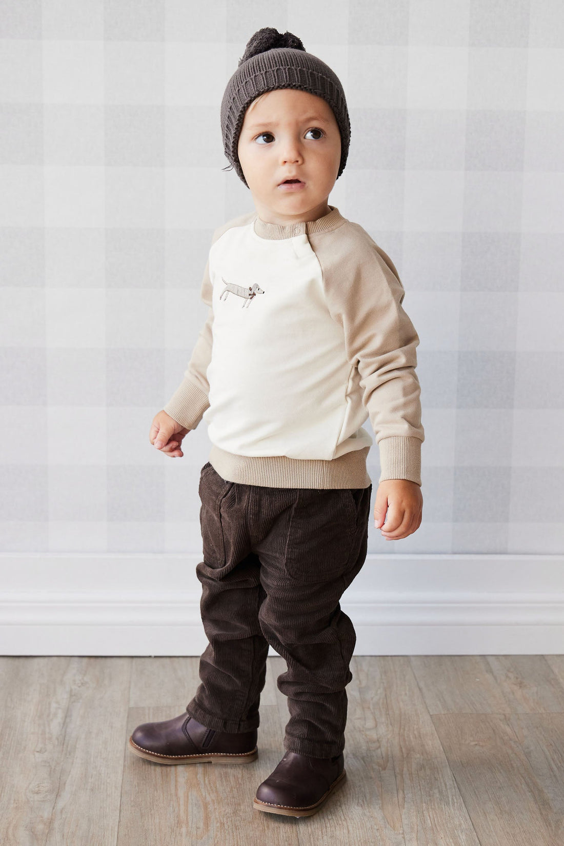 Cillian Cord Pant - Wolf Childrens Pant from Jamie Kay USA