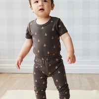 Organic Cotton Everyday Legging - Fox Cubs Wolf Childrens Legging from Jamie Kay USA