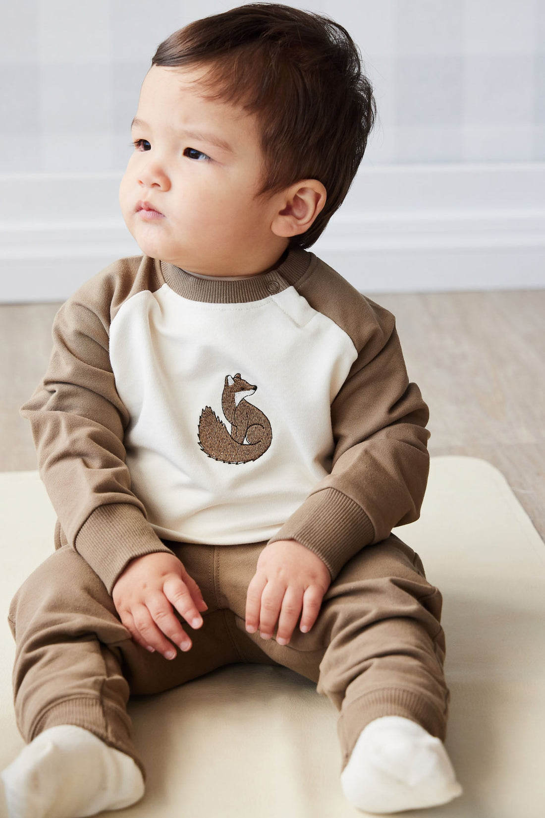 Organic Cotton Tao Sweatshirt - Oak Fox Childrens Top from Jamie Kay USA